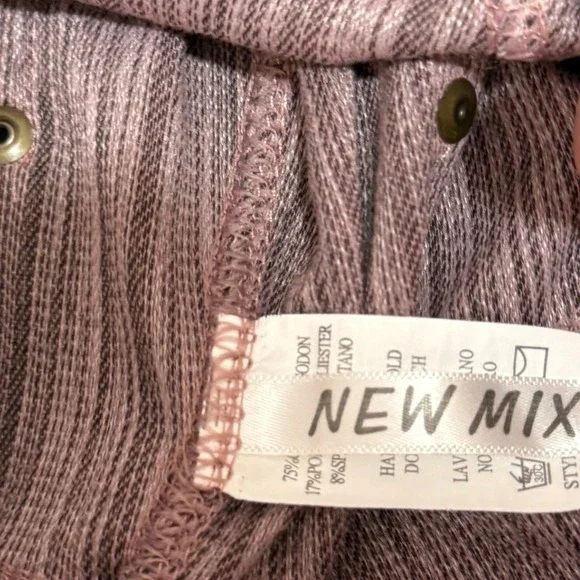 New Mix Womens One Size Jeggings Dusty Rose Skinny Stretch Pull On Mauve Comfort - Picture 3 of 7